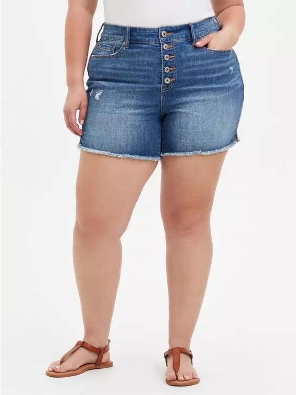 Torrid 5 Inch Vintage Stretch High-Rise Short Size 24